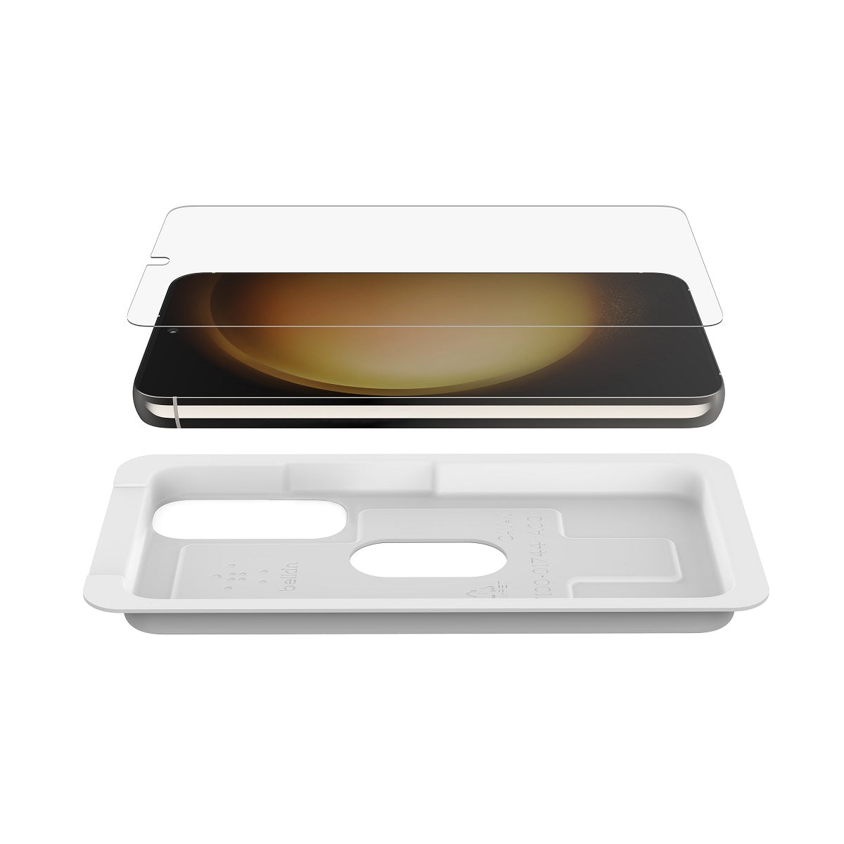 Belkin Screen Protector for Samsung Galaxy S23 - Tempered Glass, Anti-Scratch, Bubble-Free Installation - Perfect for Everyday Protection & Gaming