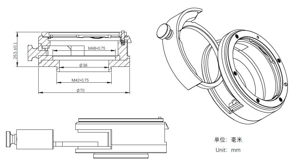 Original EOS Lens Filter Drawer - Compatible with Canon EOS Cameras | Perfect for Photography, Videography & Outdoor Shooting