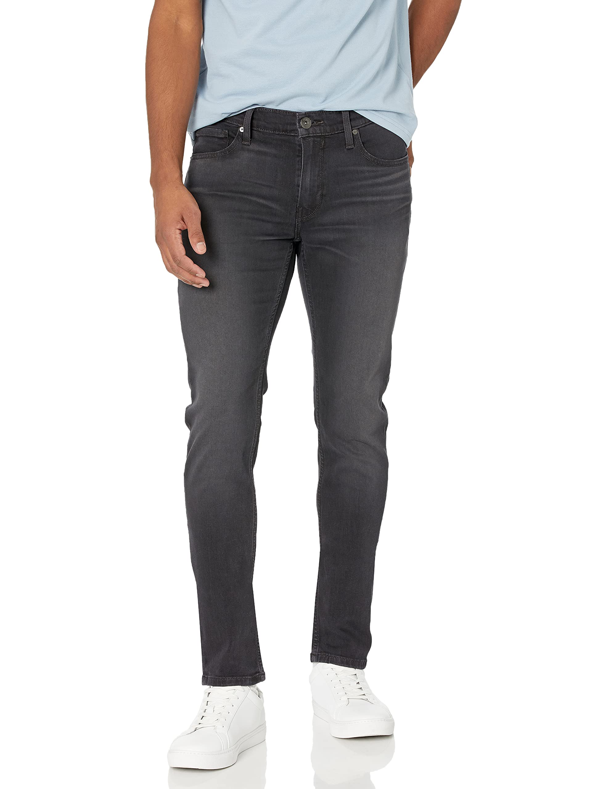 PAIGE Men's Croft Transcend Skinny Fit Stretch Denim Jeans - Slim Tapered Comfort for Casual & Dressy Outfits