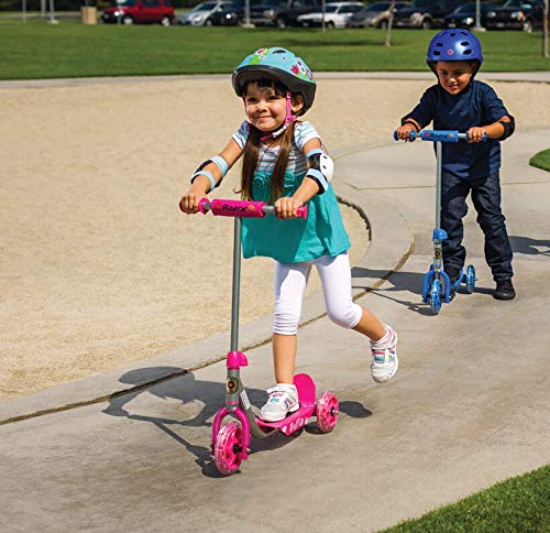 Razor Jr. Lil' Kick Scooter for Kids - Pink (MC2) | Lightweight & Durable Kick Scooter for Girls & Boys | Perfect for Commuting, Park Rides & Outdoor Play