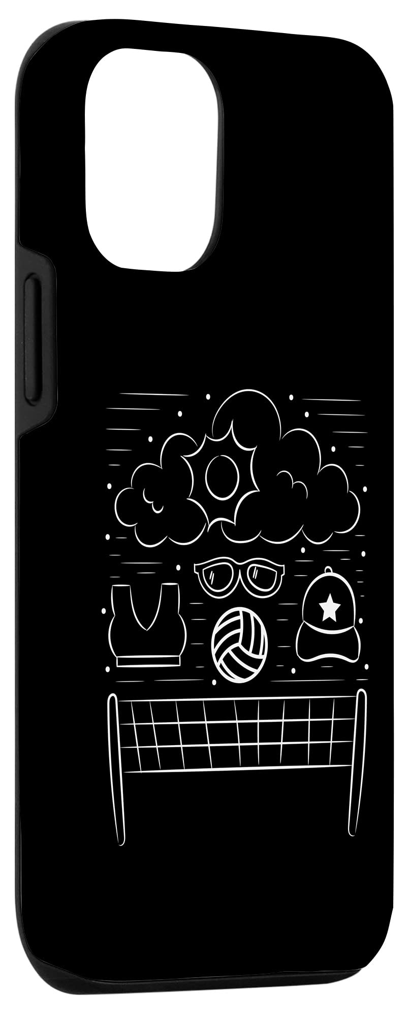 iPhone 12/12 Pro Waterproof Case with Sun Protection - Shockproof Phone Cover for Beach Volleyball, Swimming & Outdoor Activities