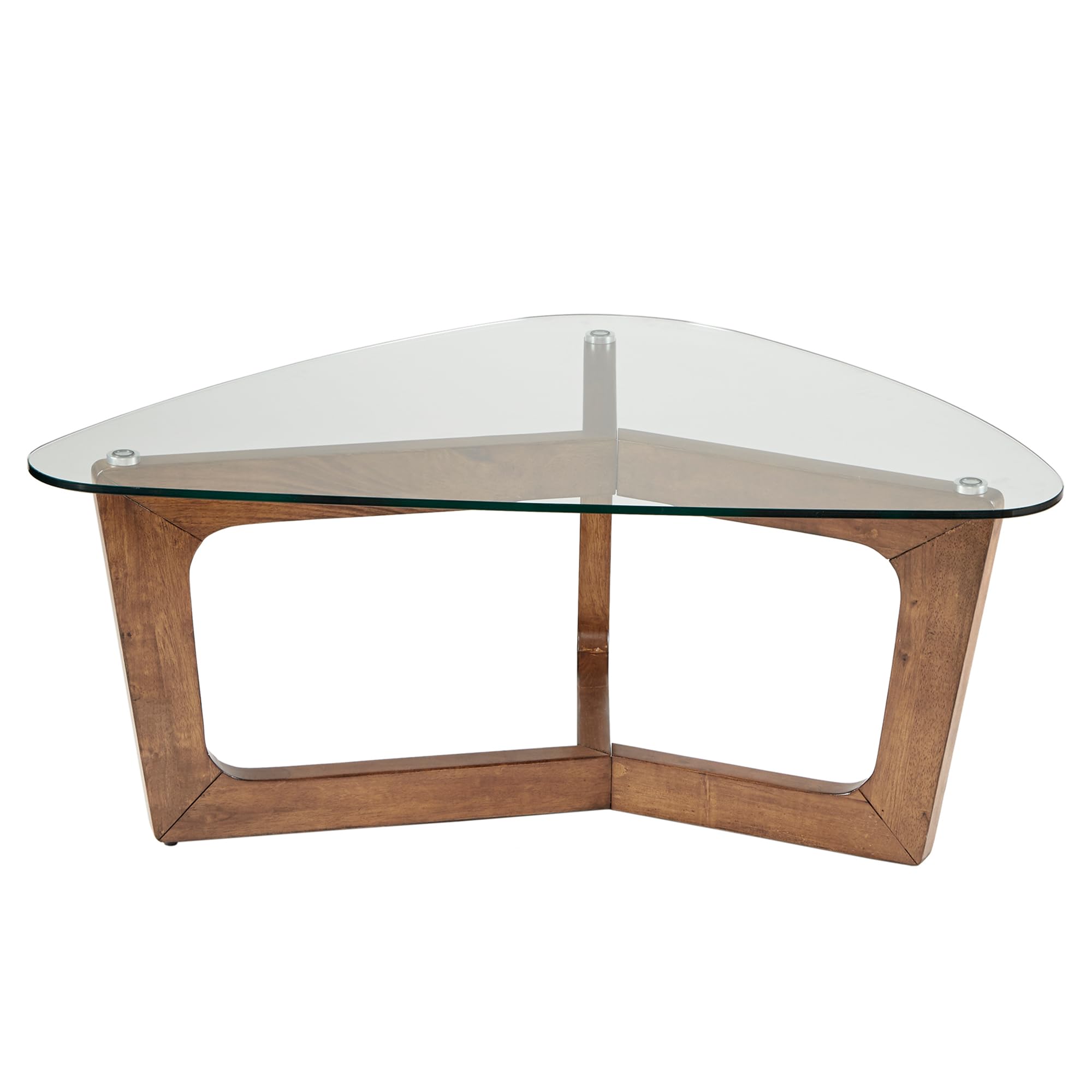 Walker Coffee Table - Modern Mid-Century Style Wooden Coffee Table for Living Room | Perfect for Small Spaces, Home Decor & Entertaining Guests