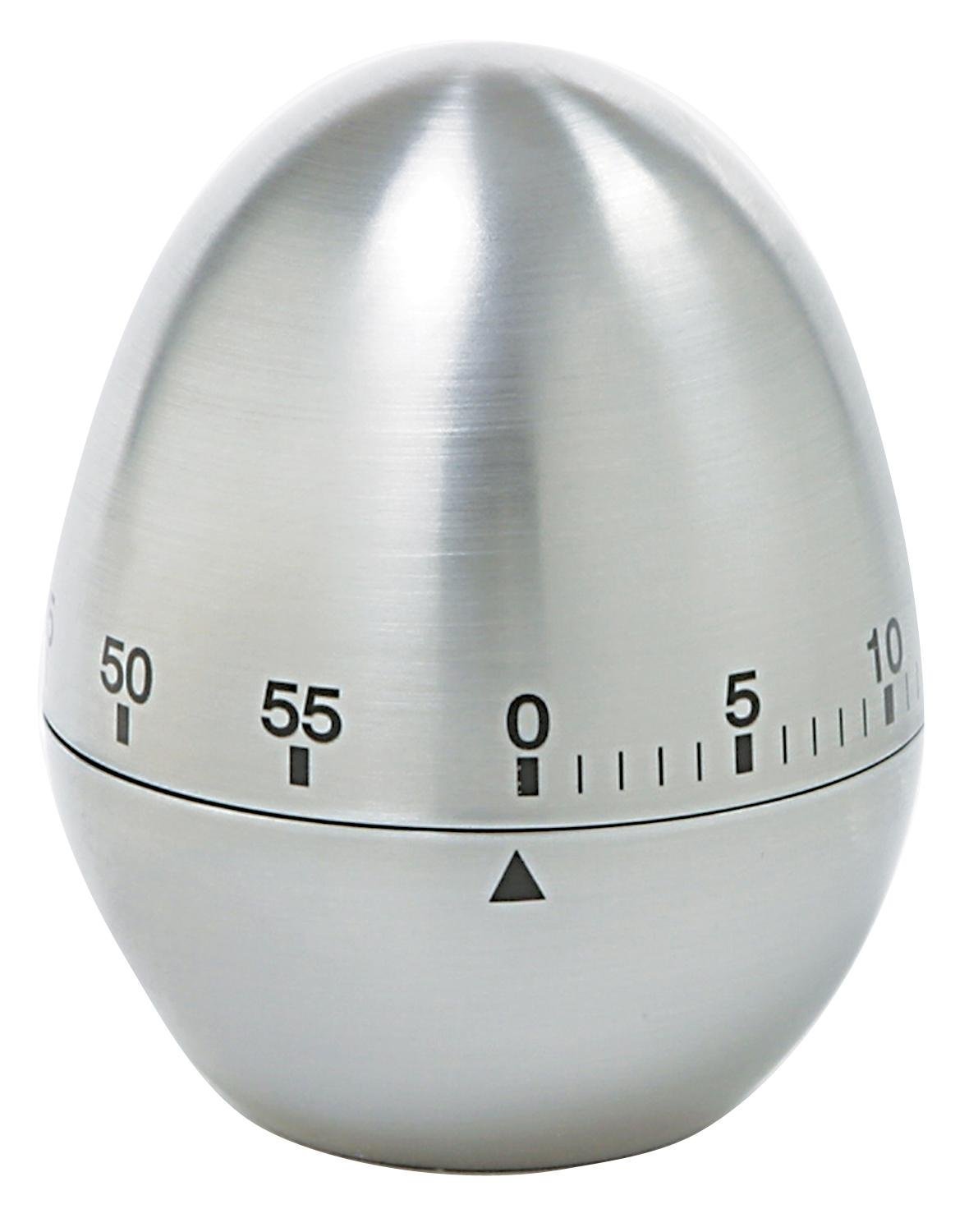 Norpro 1481 Stainless Steel 3-Minute Egg Timer for Perfect Boiled Eggs - Kitchen Cooking Gadget for Soft, Medium & Hard Boiled Eggs