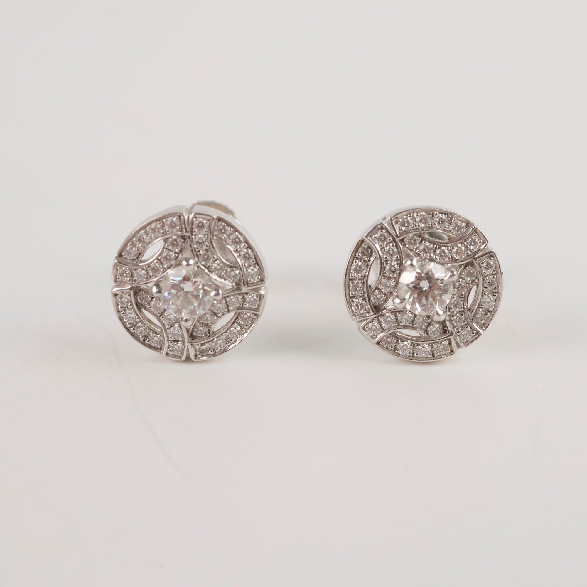 Cartier White Gold Diamond Earrings 0.19 Carat - Luxury Jewelry for Women, Perfect for Weddings, Anniversaries & Special Occasions