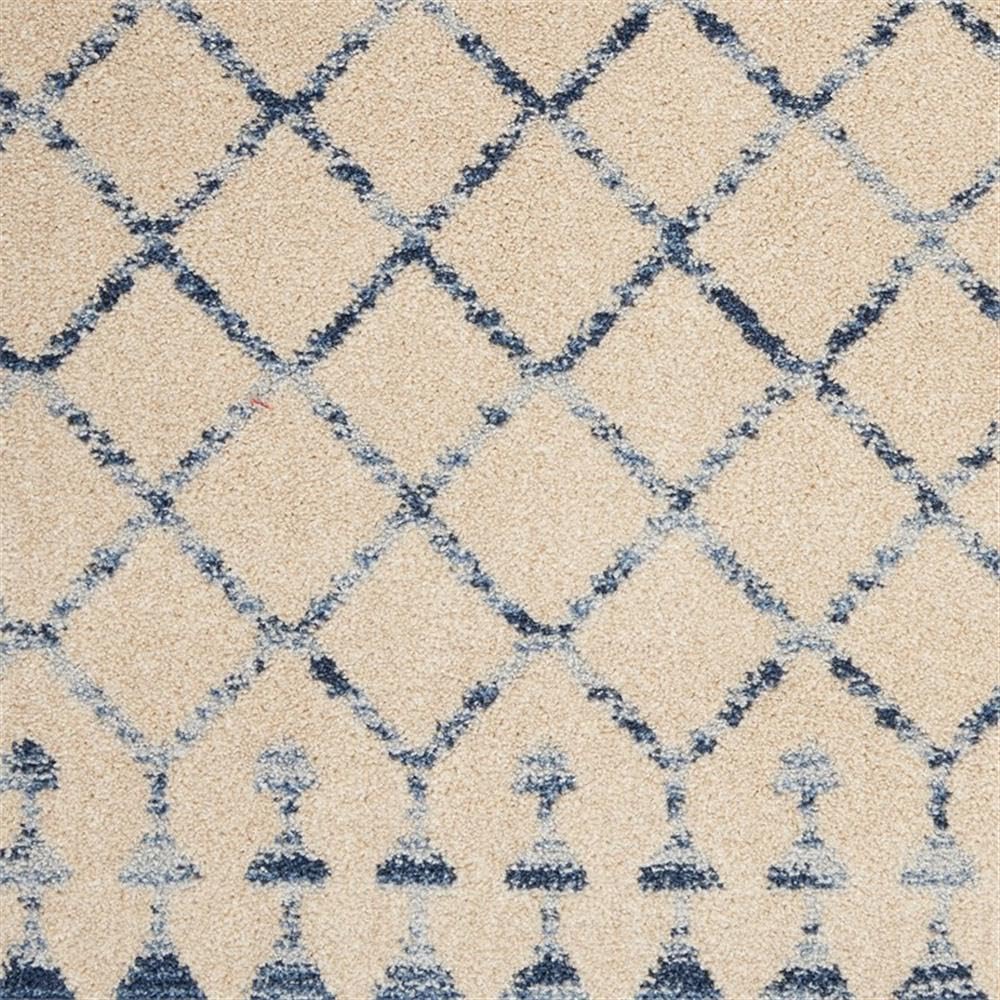 Nourison Royal Moroccan Farmhouse Beige Blue 2'3