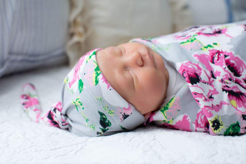 Baby Be Mine Maternity Nursing Robe & Swaddle Blanket Set with Daddy T-Shirt - Soft Delivery Gown for New Moms & Baby Girl (Small/Medium, Olivia) | Perfect for Hospital Birth, Breastfeeding & Newborn Photo Shoots