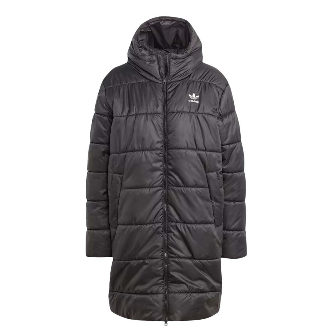 Adidas Women's Adicolor Long Jacket (II8456) - Lightweight Water-Resistant Windbreaker for Running, Hiking & Outdoor Activities