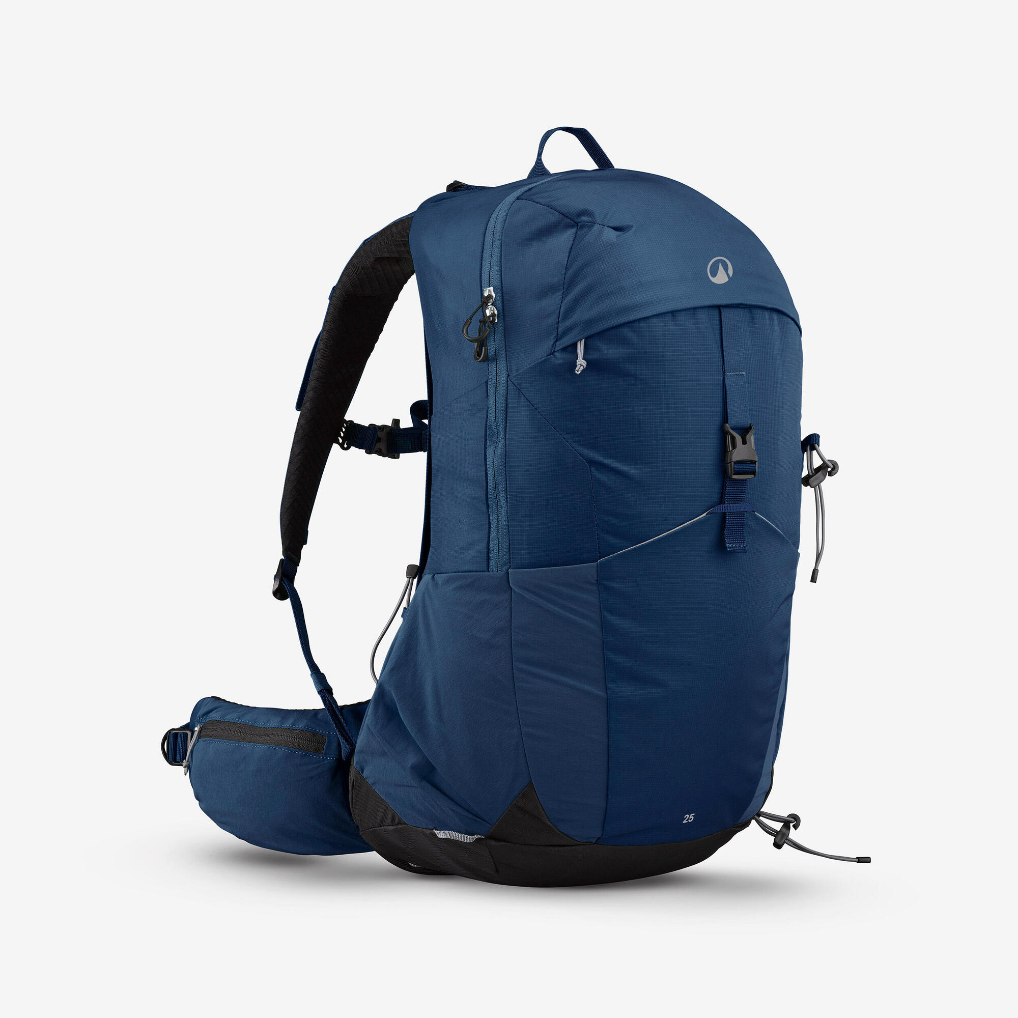Quechua MH500 25L Lightweight Hiking Backpack for Men & Women - Water-Resistant Daypack for Outdoor Adventures, Camping & Travel
