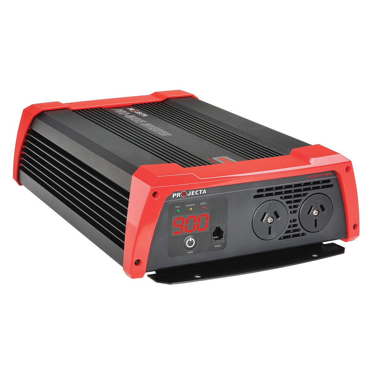 Projecta Pro Wave Inverter 12V 900W Pure Sine Wave Power Converter - Perfect for RVs, Camping, Boats & Off-Grid Power Supply
