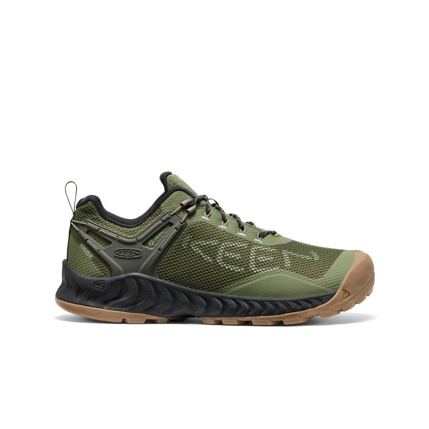 Men's NXIS EVO Waterproof Hiking Shoes - Lightweight & Breathable Trail Running Shoes for Outdoor Adventures (Bronze Green/Brindle) - Perfect for Hiking, Camping & Everyday Wear