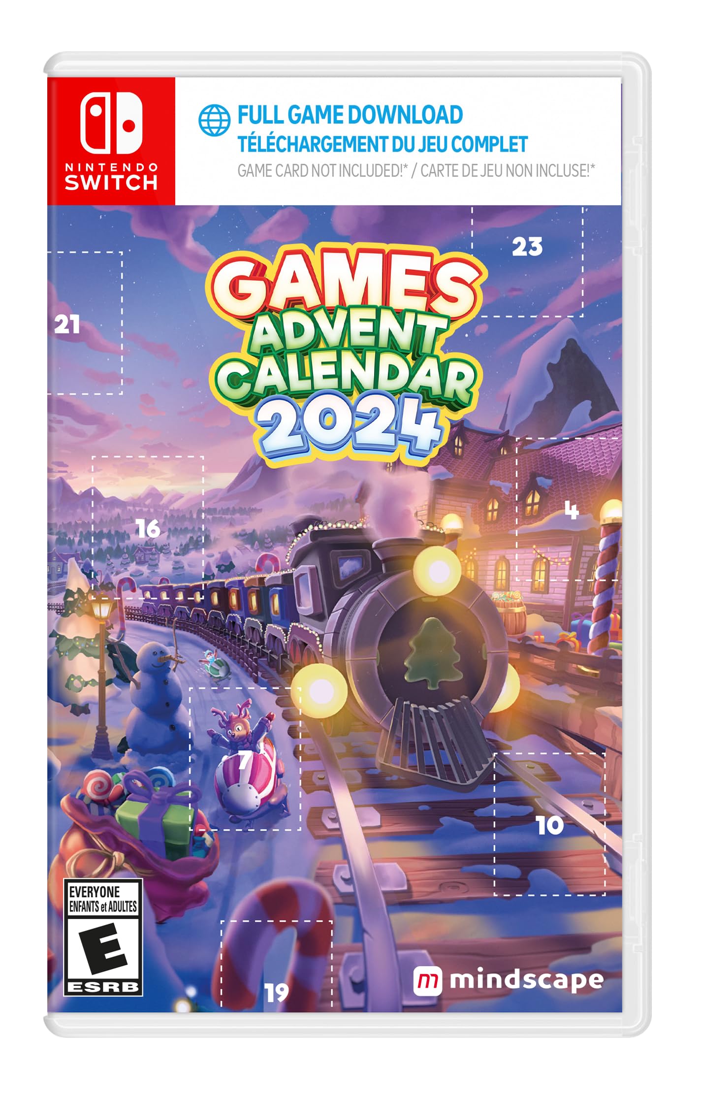Nintendo Switch Games Advent Calendar 2024 - 24 Days of Holiday Gaming Fun for Kids & Adults
