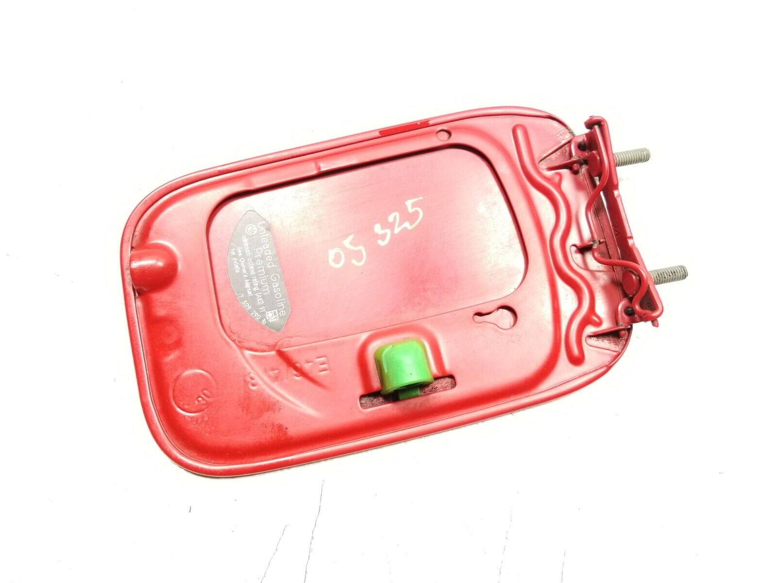 BMW E46 325xi Fuel Tank Door Lid OEM Replacement Part (438 Red) - Compatible with 2001-2005 Models - Perfect for Fuel Door Repair & Restoration Projects