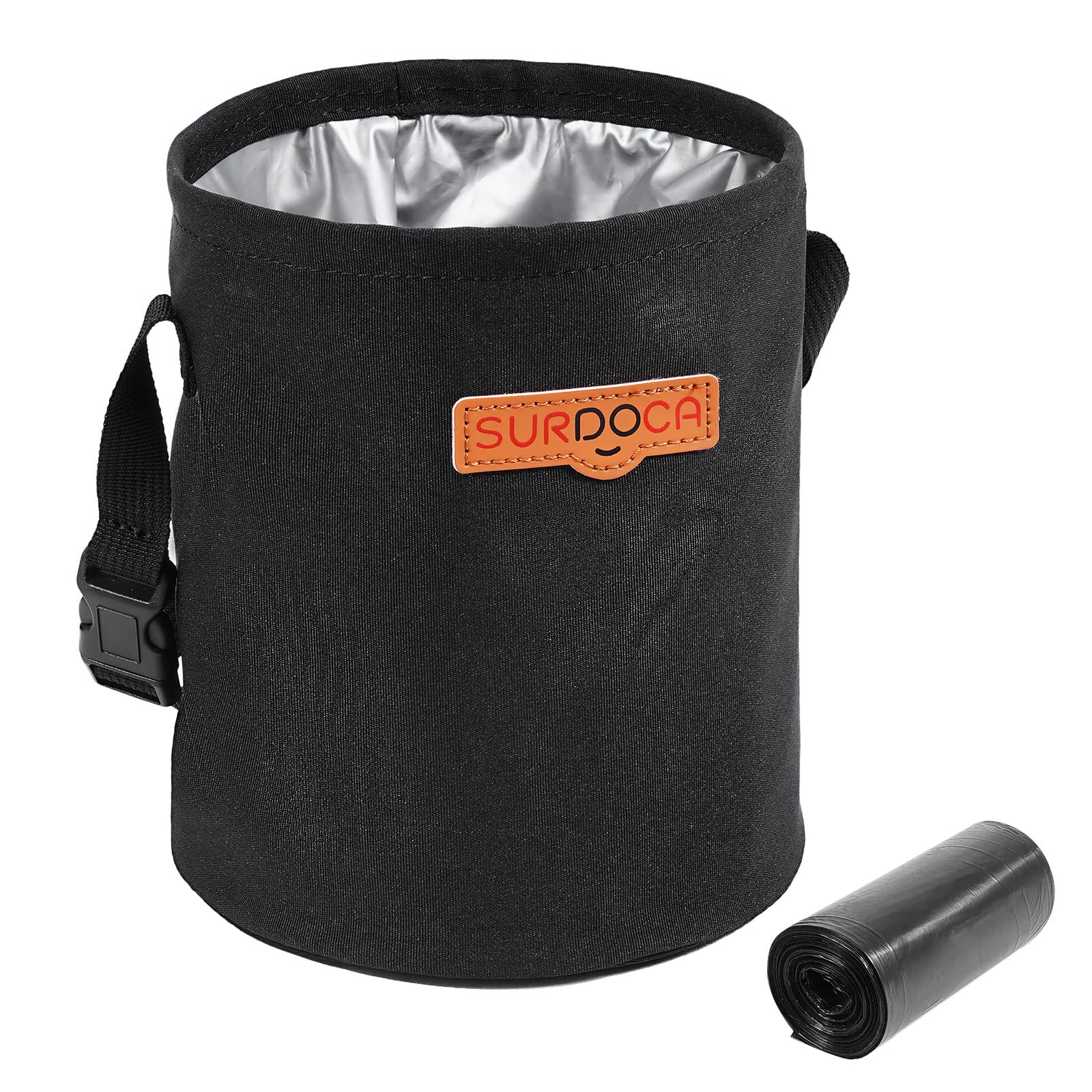 Foldable Waterproof Car Trash Can - Portable Hanging Garbage Bin for Vehicle Organizer & Storage | Perfect for Road Trips, Camping & Office Use