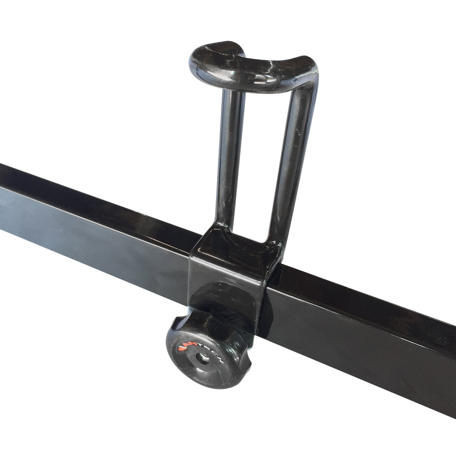 Vantech H1 2 Bar Steel Roof Rack for 2015-2023 RAM ProMaster City - Heavy Duty Black Ladder Rack for Cargo, Camping & Outdoor Adventures