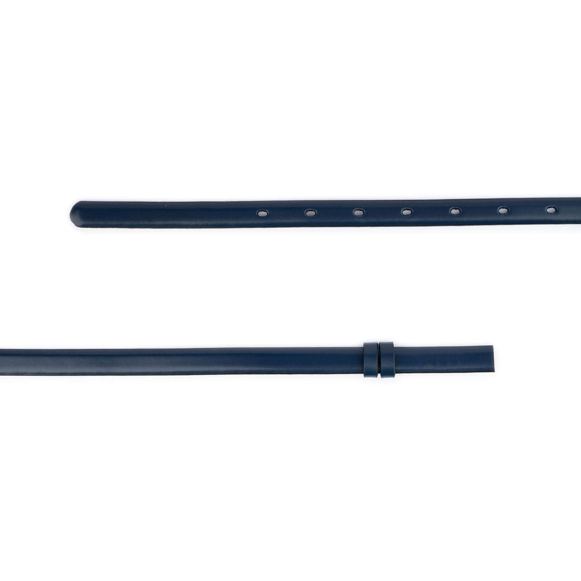 Montblanc Women's Blue Skinny Belt Strap Replacement - Stylish Buckle Accessory for Office, Casual & Formal Outfits