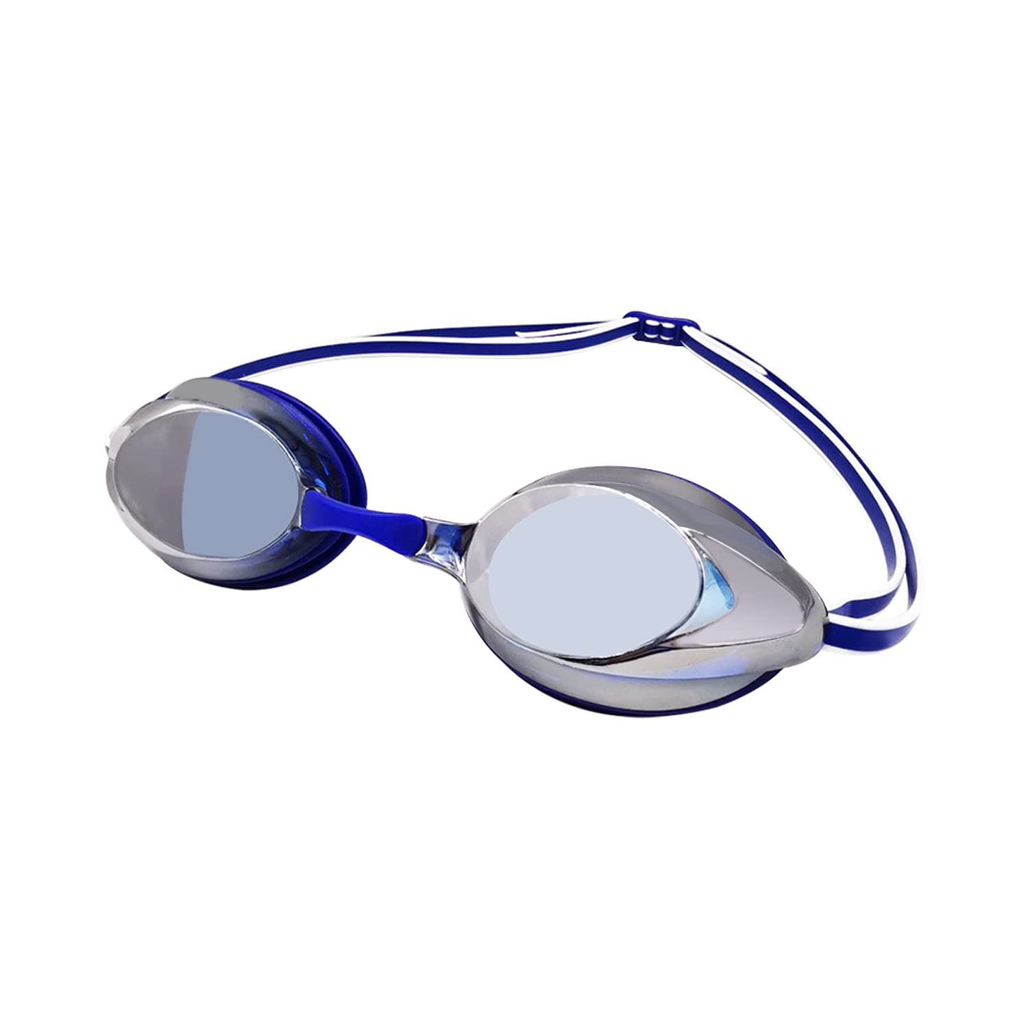 Amazon Basics Unisex Adult Swimming Goggles - Anti-Fog UV Protection for Pool, Beach & Competitive Swimming