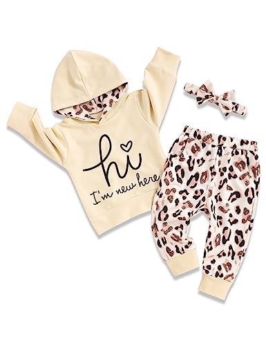 Leopard Print Hoodie Sweatshirt Suit