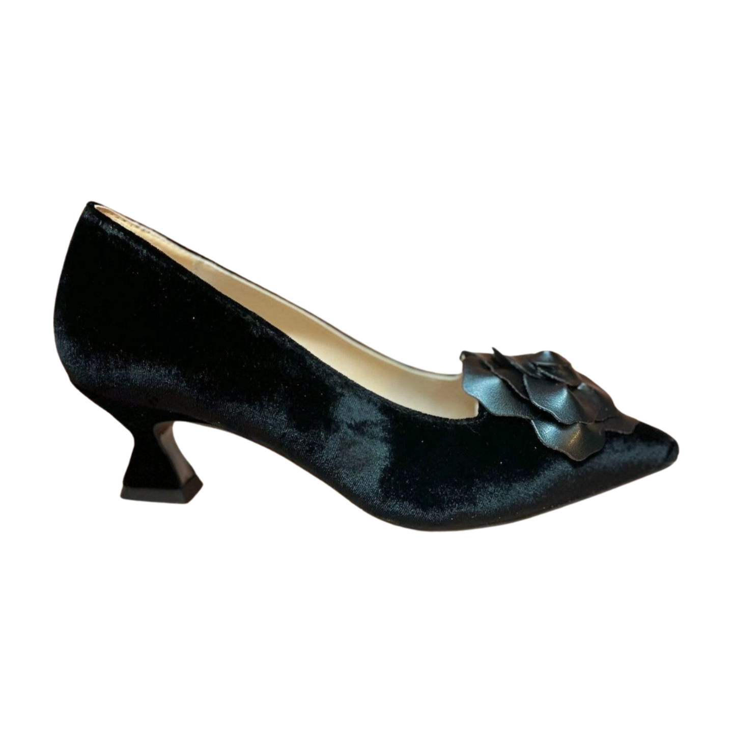 Marian Black Velvet Kitten Heel Shoes for Women - Elegant Formal & Party Pumps - Perfect for Weddings, Cocktail Parties & Evening Events