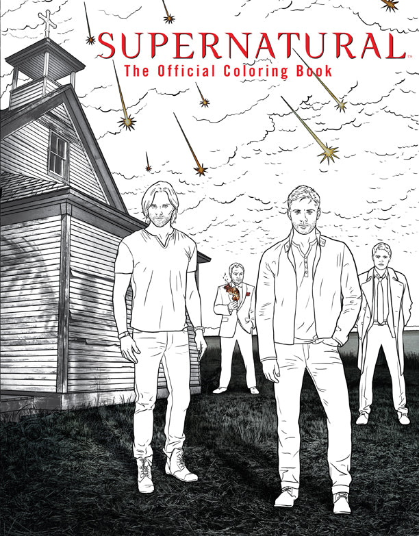 Supernatural TV Show Official Coloring Book for Adults & Teens - Relaxing Stress Relief & Creative Fun - Perfect for Fans, Gifts & Collectors