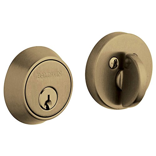 Baldwin Hardware 8041.031 Single Cylinder Deadbolt Lock - High Security Door Lock for Home & Office - Ideal for Front Doors, Back Doors & Rental Properties