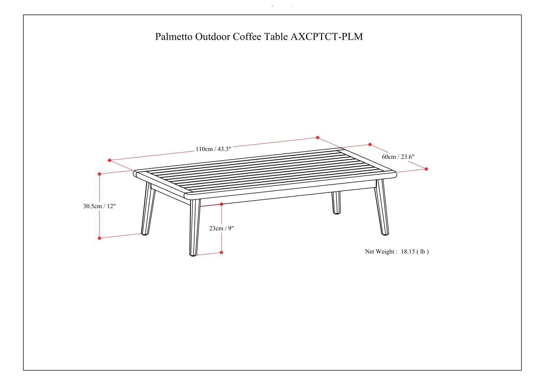 SIMPLIHOME Palmetto 43