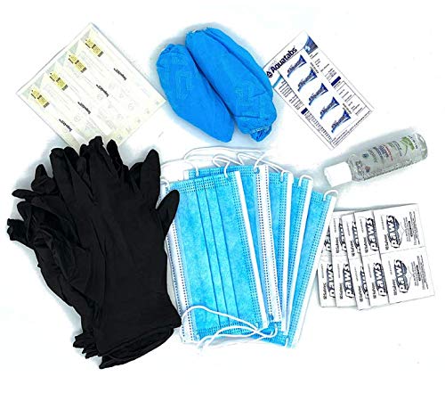 Eco-Friendly Pandemic Travel Kit - Essential Safety Gear for Airplane, Hotel & Public Transport Use
