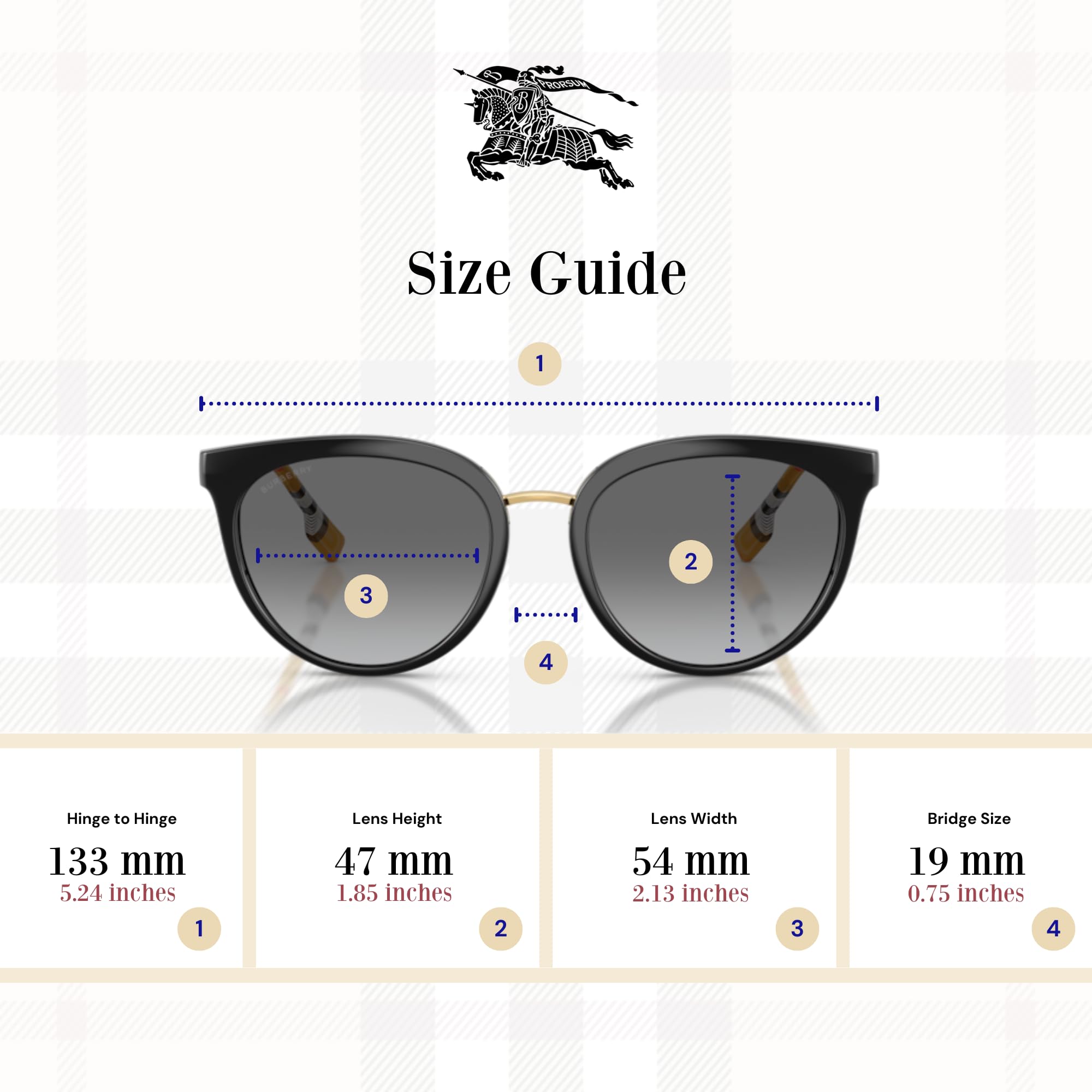 BURBERRY Willow BE4316 Gradient Round Sunglasses for Women - Luxury Designer Sunglasses with UV Protection | Perfect for Outdoor Activities, Beach Vacations & Fashion Accessories