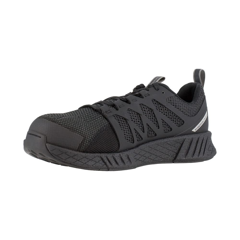 Reebok Men's Fusion Flexweave Safety Toe Work Shoes - ASTM F2413-11 Certified, Lightweight & Breathable for Construction, Industrial & Warehouse Workers - Perfect for Long Shifts & Heavy-Duty Jobs