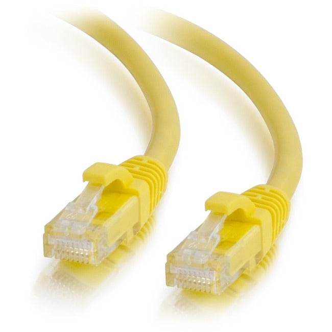 20Ft Cat6A Shielded Ethernet Cable - High-Speed Internet & Network Cable for Gaming, Streaming & Office Use - Yellow UTP Cable for Reliable Connectivity