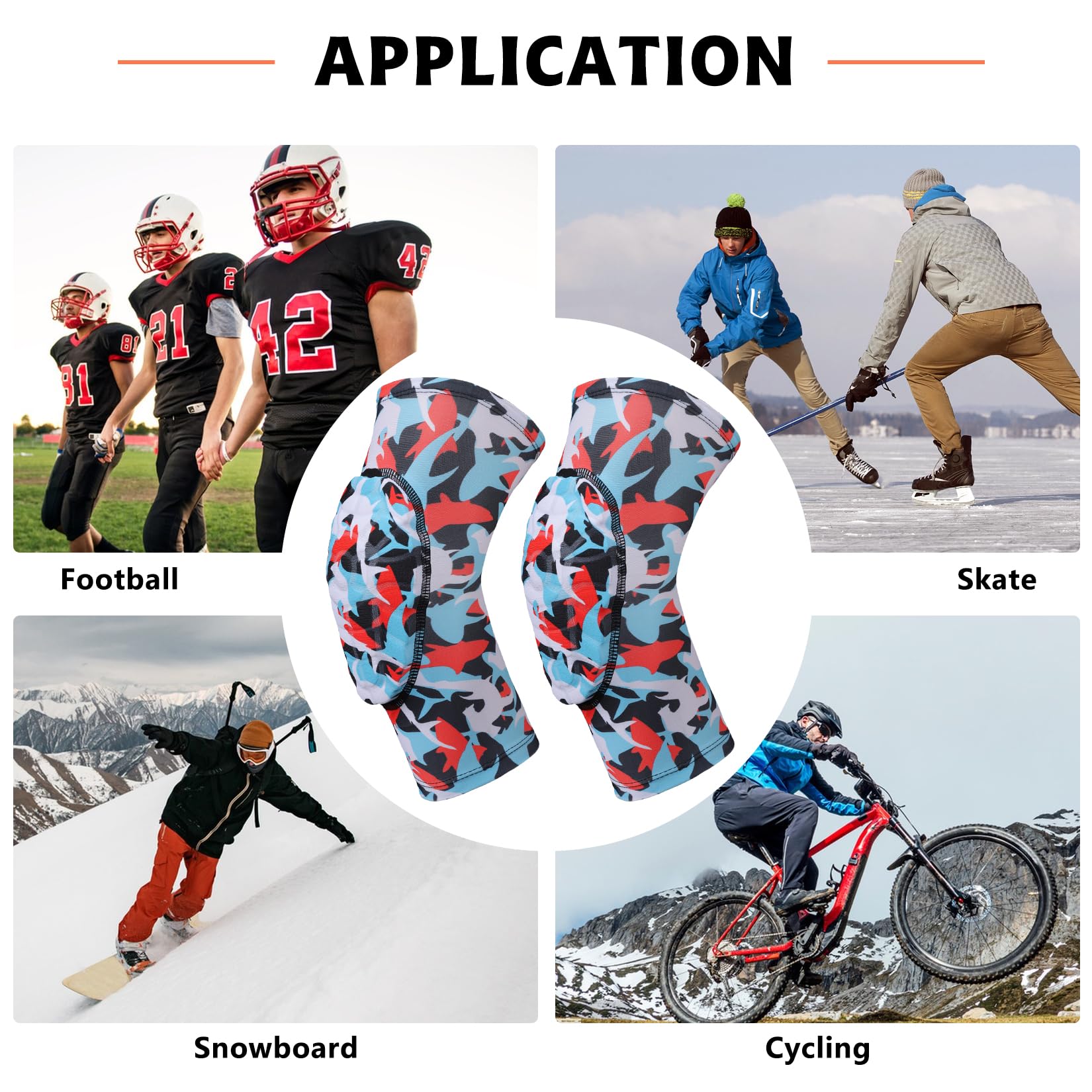 Elbow Pads Compression Sleeves for Basketball, Football, Baseball & Volleyball - Protective Arm Support for Sports & Workout (Ideal for Gym, Training & Injury Recovery)