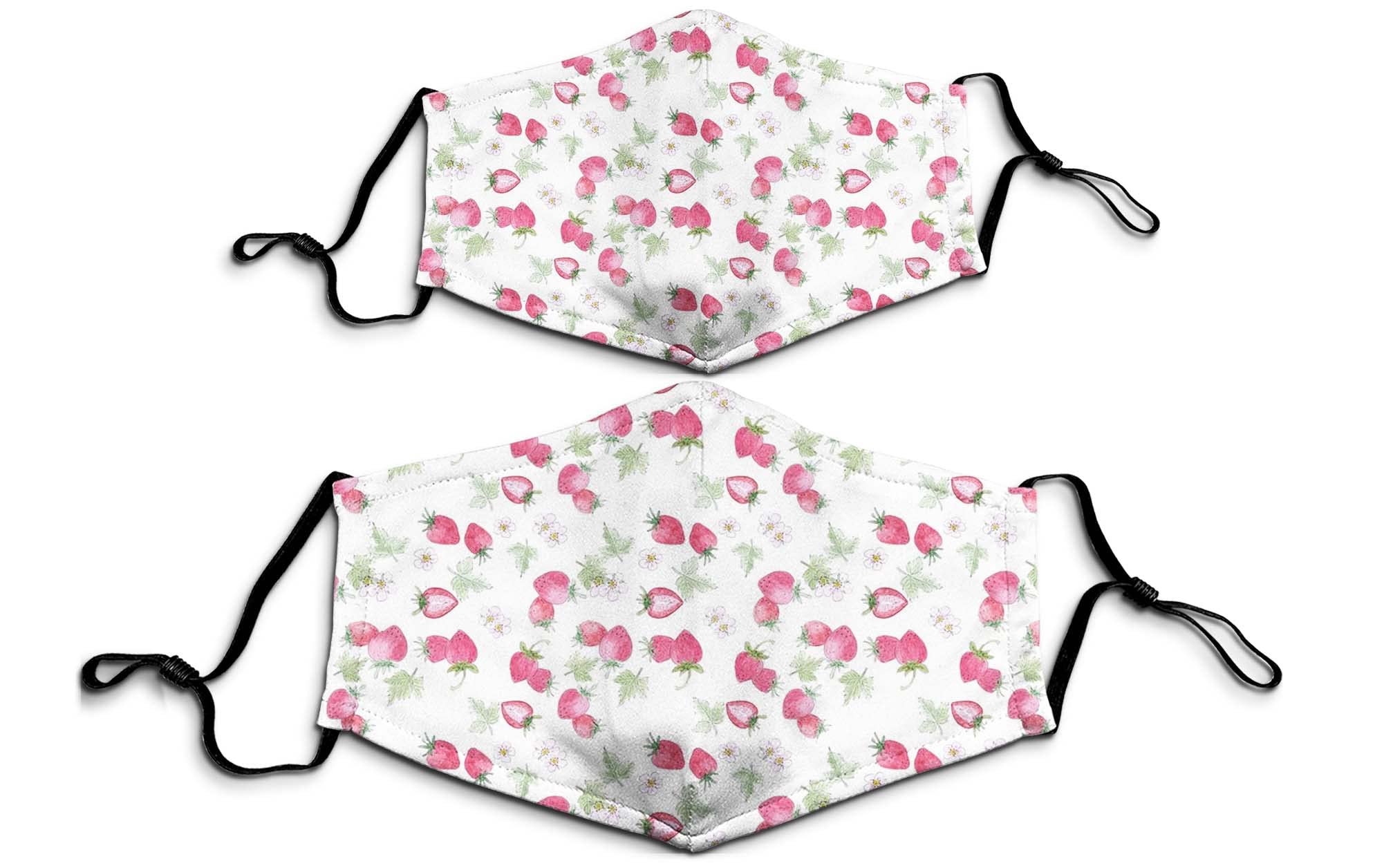 Strawberry Printed Bandana Balaclava for Men & Women - Outdoor Sports & Fashion