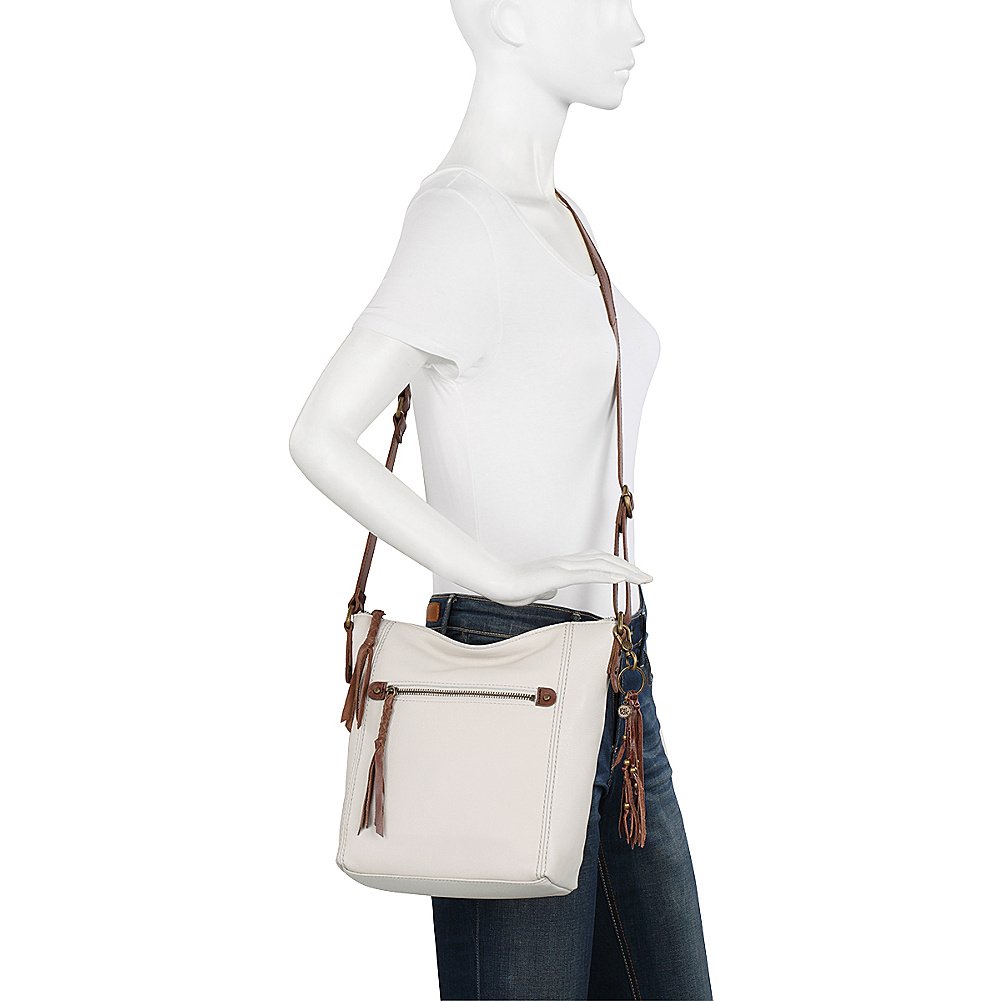 The Sak Ashland Crossbody Purse - Genuine Leather Handbag for Women with Adjustable Shoulder Strap - Perfect for Everyday Use, Work, Travel & Shopping