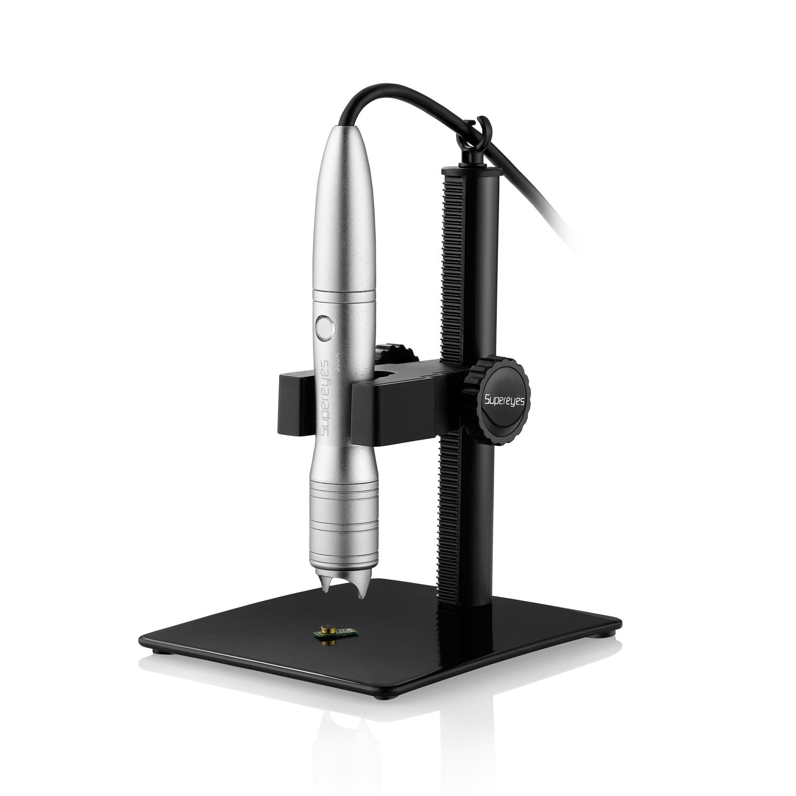 5.0MP USB Digital Microscope with 1-500X Magnification, Auto Focus & LED Light - Portable Handheld Magnifier for Coin Collecting, Jewelry Inspection, PCB Repair & Science Education