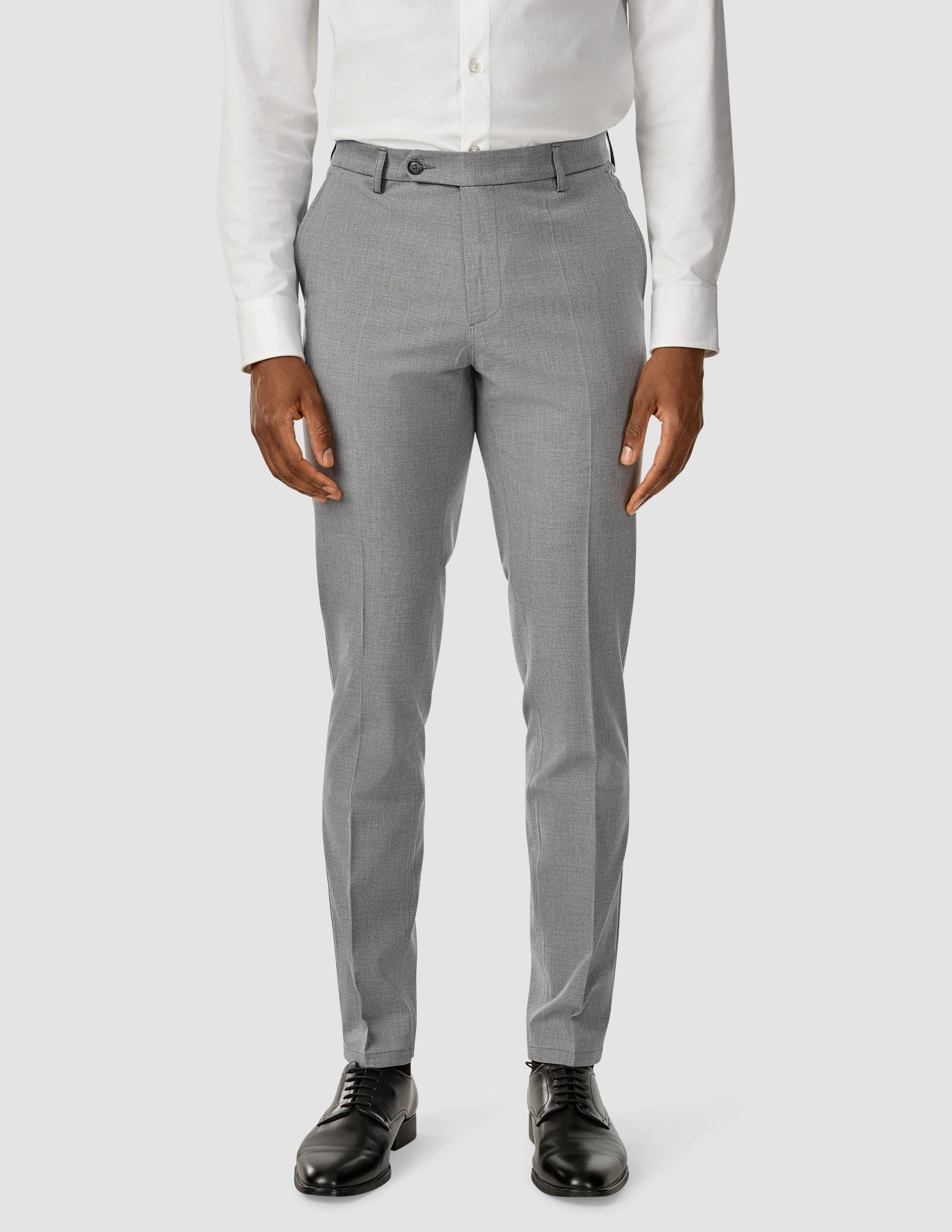 Premium Slim Fit Essential Suit Pants in Cloud Grey - Perfect for Business Meetings, Office Wear & Formal Occasions