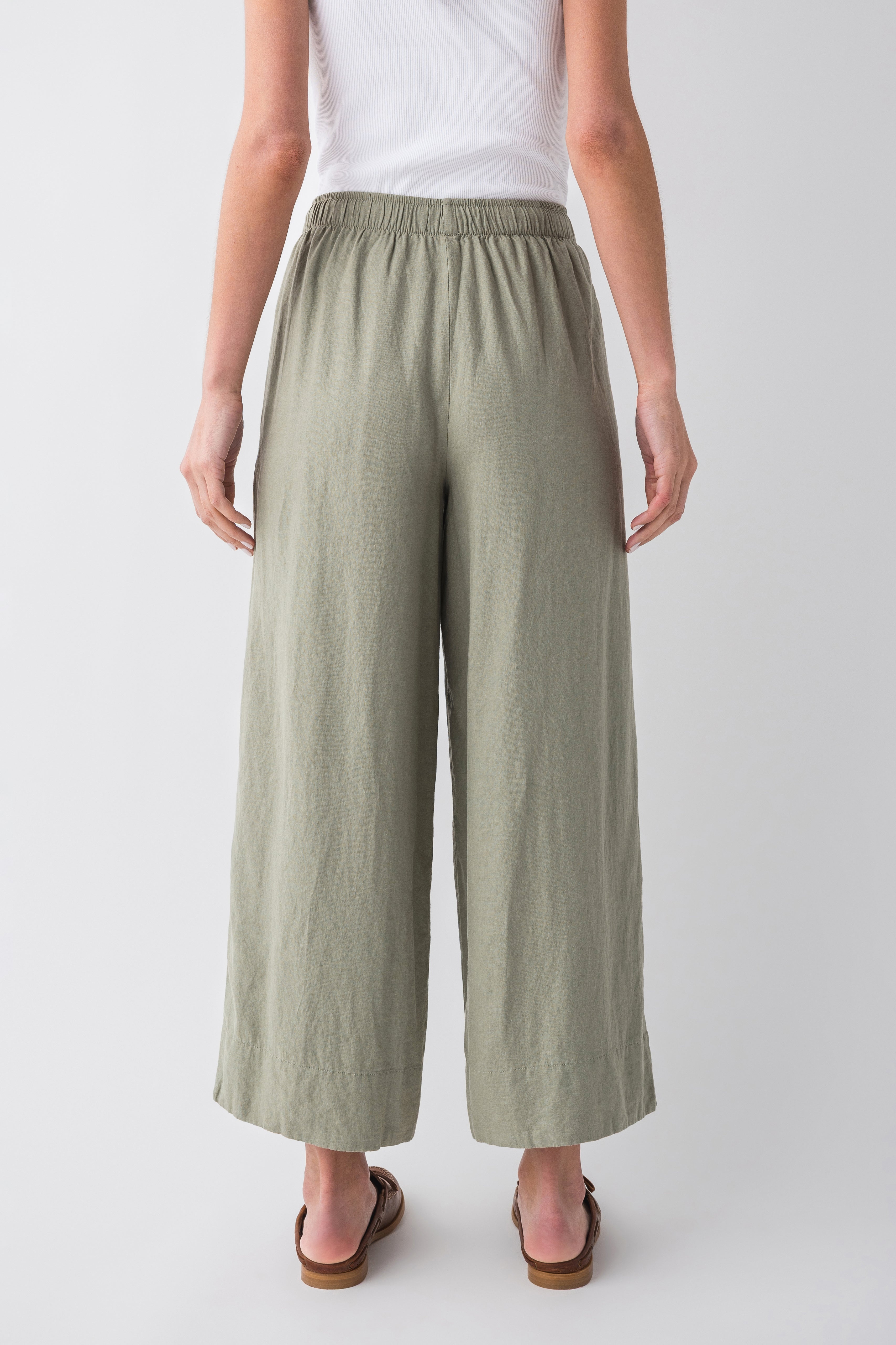Z Supply Women's Easton Linen Pants - High Waisted Wide Leg Trousers for Summer | Breathable Comfort for Beach, Vacation & Casual Wear