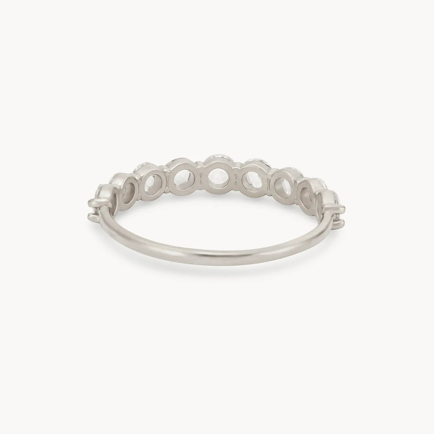14K White Gold Large Moonglade Ring – Elegant Statement Jewelry for Weddings, Anniversaries & Special Occasions