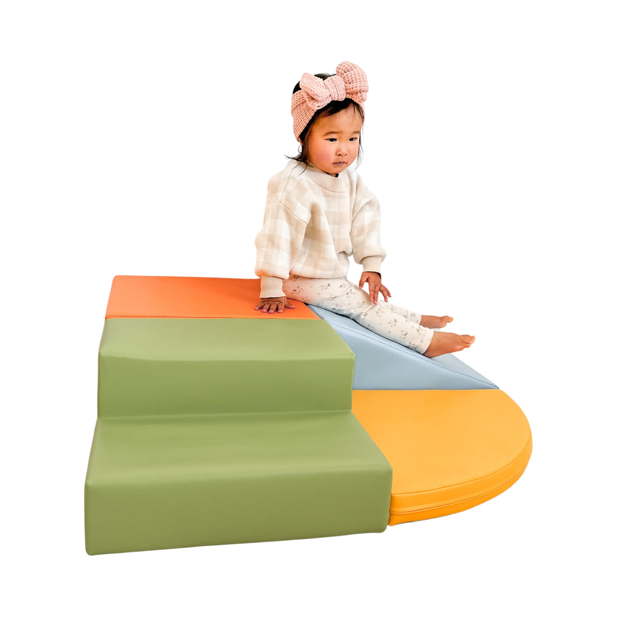 IGLU Soft Play Corner Crawler - 4-in-1 Foam Climbing Blocks for Babies & Toddlers with Anti-Slip Base - Safe Indoor Play Equipment for Crawling, Learning & Exploration - Perfect for Nursery, Playroom & Daycare Centers