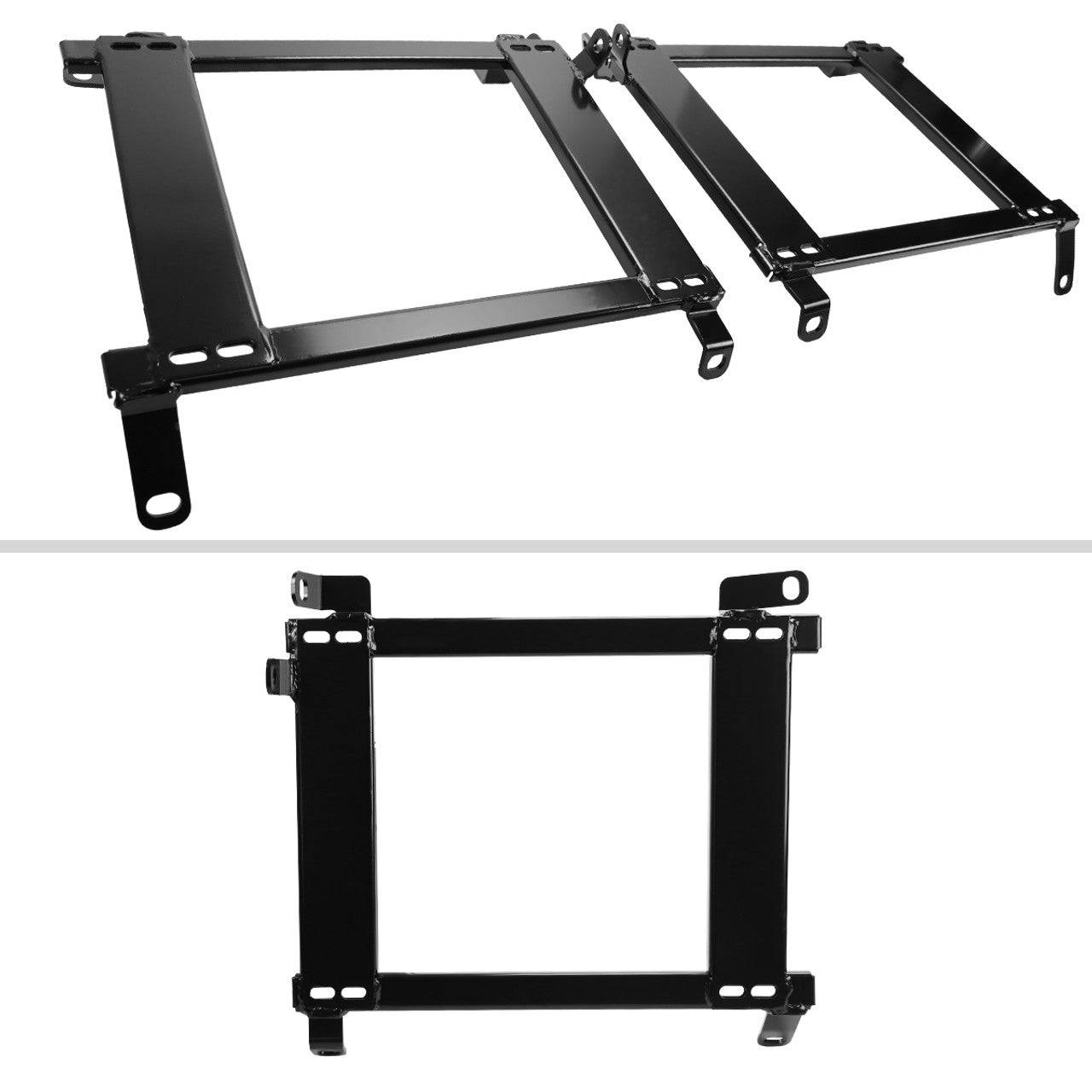 1989-1998 Nissan 240SX S13 S14 Racing Seat Brackets - High Tensile Steel Seat Mounting Brackets (2PCS) for Track & Street Performance Driving