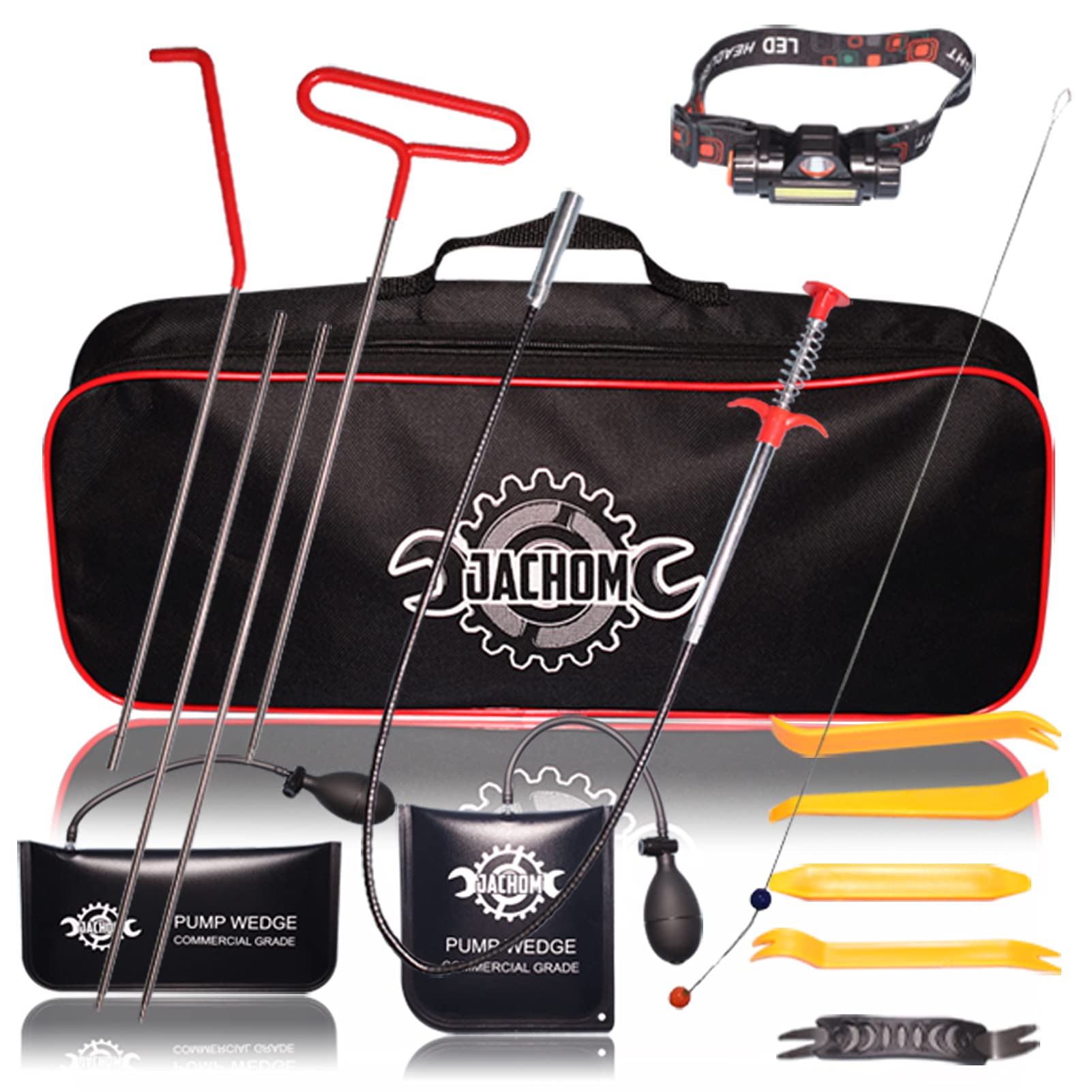 JACHOM 15PCS Professional Auto Tool Kit for Car & Truck Repair