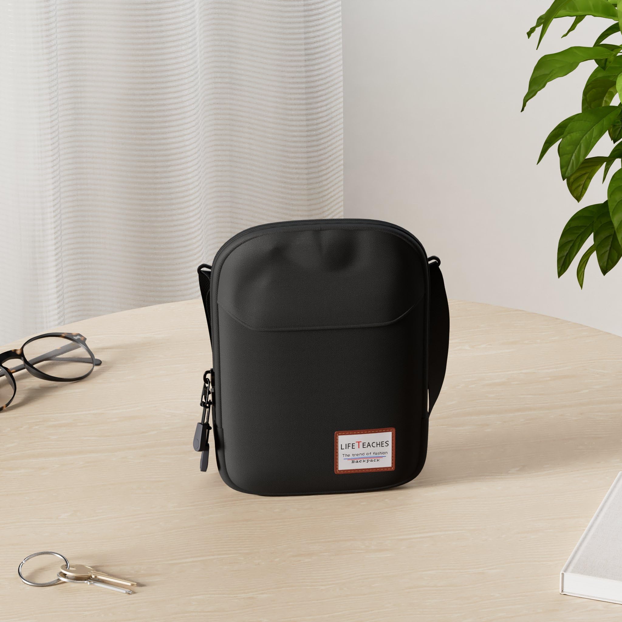 SEAFEW Mini Crossbody Bag for Men & Women - Small Messenger Satchel Shoulder Bag - Perfect for Travel, Work & Everyday Use