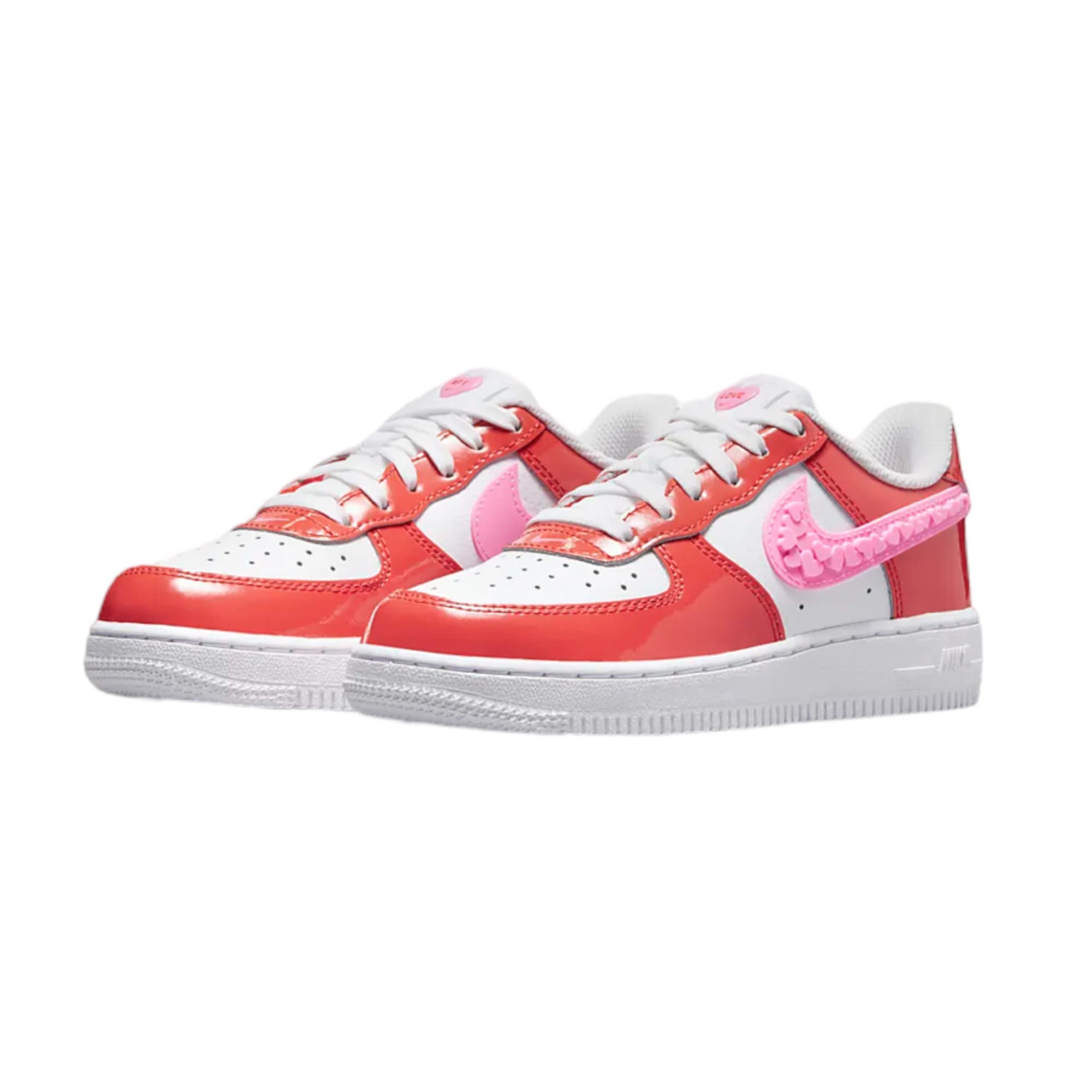 Nike Air Force 1 Low Preschool Shoes - White & Black Sneakers for Kids, Comfortable & Durable - Perfect for School, Playground & Everyday Wear