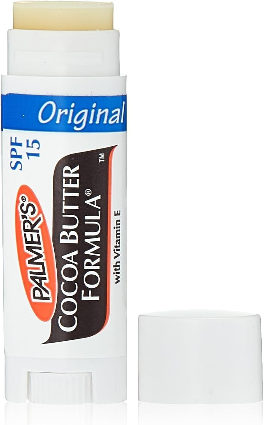 Palmers Cocoa Butter Formula Lip Balm SPF 15 - Moisturizing & Protecting Lip Care for Dry, Chapped Lips | Perfect for Outdoor Activities, Winter Skincare & Daily Hydration