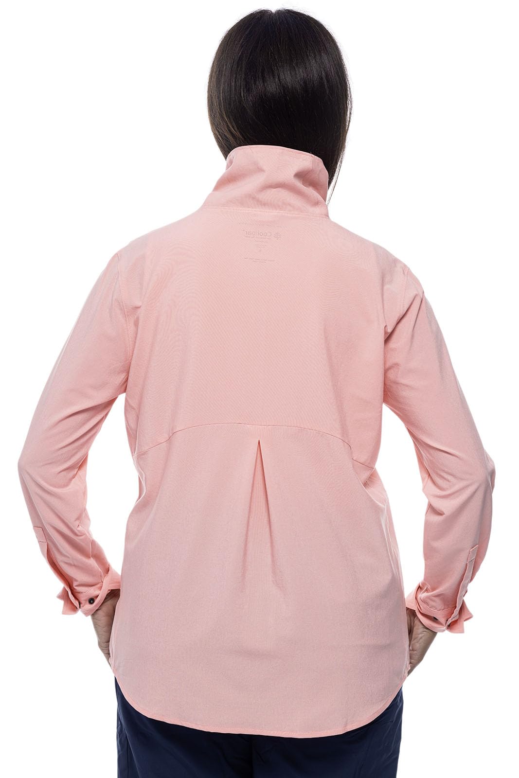 Coolibar UPF 50+ Women's Sun Protective Catona Funnel Neck Tunic Top - Lightweight UV Protection Shirt for Outdoor Activities, Beach & Travel