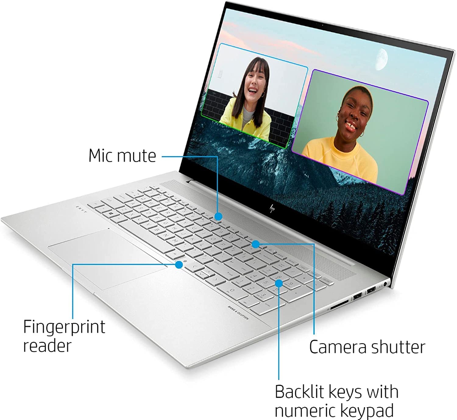 HP Envy 17-inch Touchscreen Laptop - Windows 11, Intel i7-1255U 10-Core Processor, 32GB RAM, 1TB PCIe SSD, FHD 300Nits 100% sRGB Display, Backlit Keyboard, Thunderbolt 4 USB-C, Wi-Fi 6E - Perfect for Business, Design & Entertainment