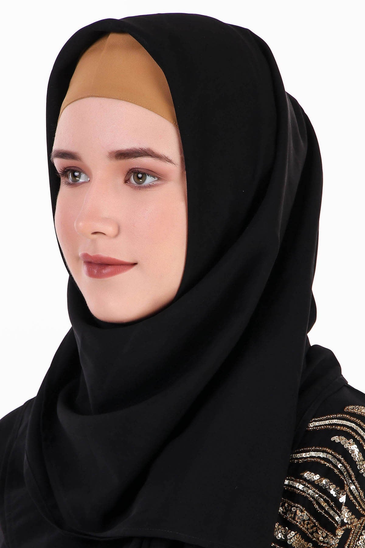 Elegant Front Open Hand Gold Leaf Embroidered Dubai Abaya Dress - Perfect for Islamic Prayer, Special Occasions & Modest Fashion
