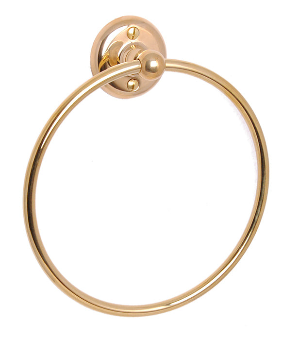 Haga Brass Towel Ring - Elegant Bathroom Accessory for Hand & Kitchen Towels - Perfect for Modern & Vintage Home Decor