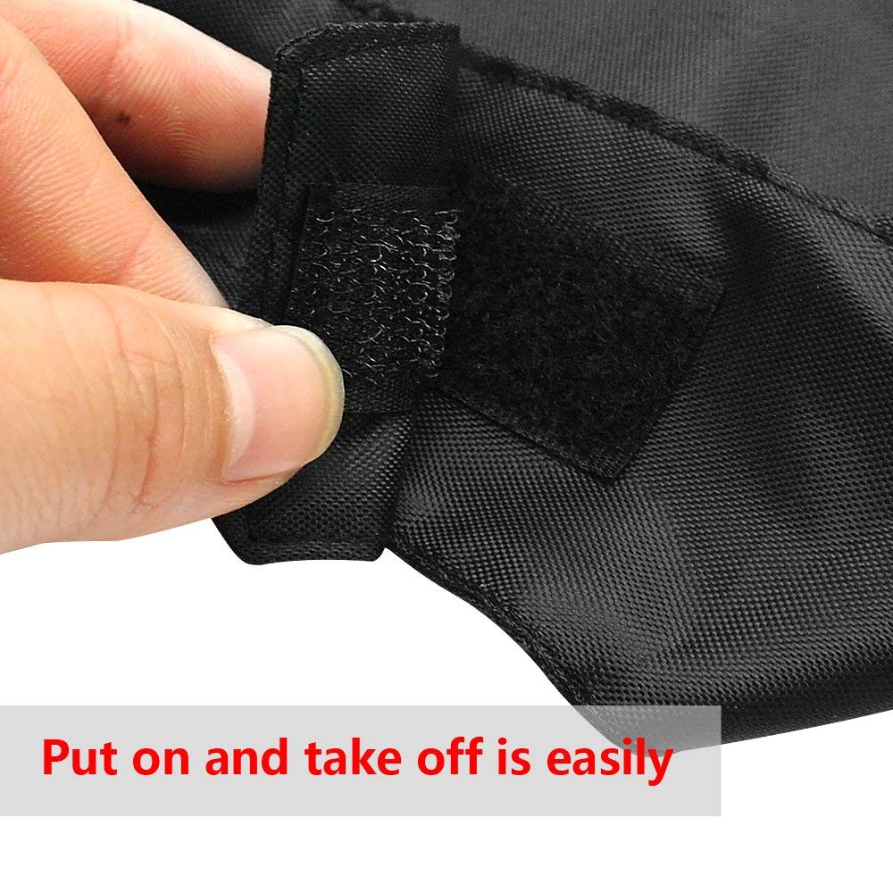 Cat Muzzle for Grooming - Soft Nylon Anti-Biting & Scratch Prevention Grooming Tool (Medium, Black) - Perfect for Vet Visits, Nail Trimming & Pet Grooming Sessions