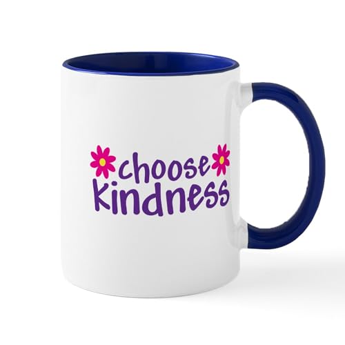 White/Navy Inside - Choose Kindness Mugs
