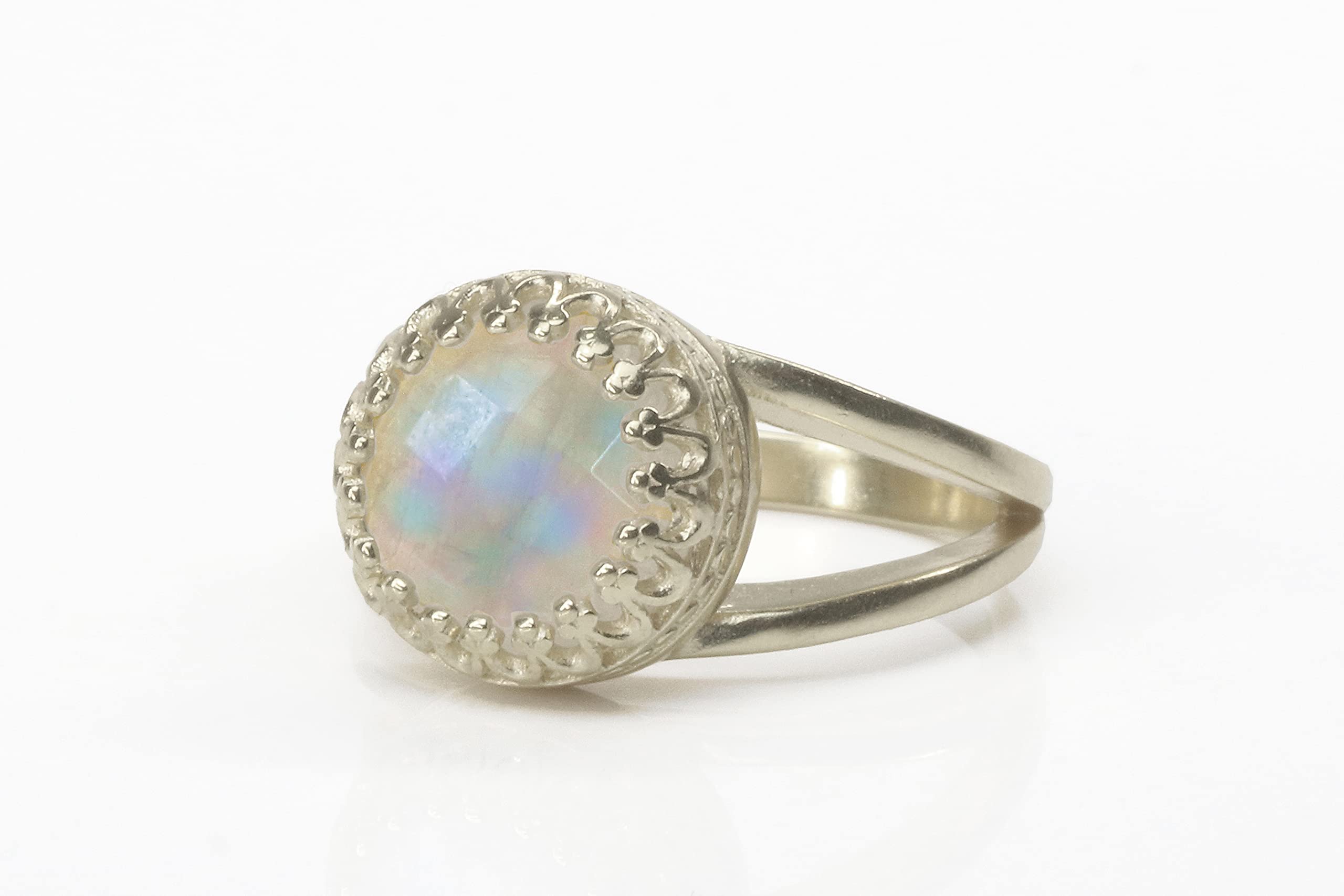 Moonstone Gold Ring for Women - Elegant Boho Wedding & Stacking Rings - Perfect for Anniversaries & Birthdays