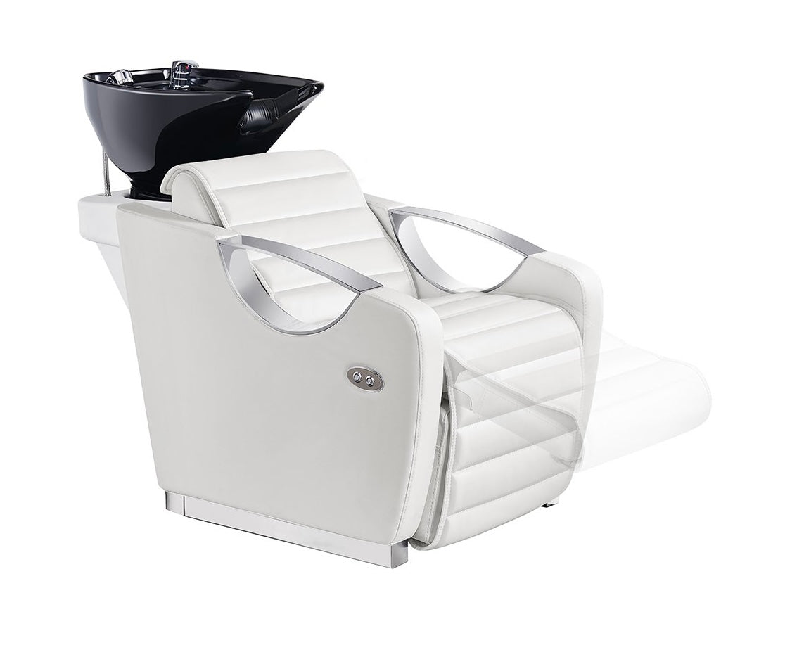 Victoria Electric Shampoo Chair Package - Professional Salon Shampoo Bowl & Chair Set for Hair Washing - Perfect for Beauty Salons, Barber Shops & Home Use